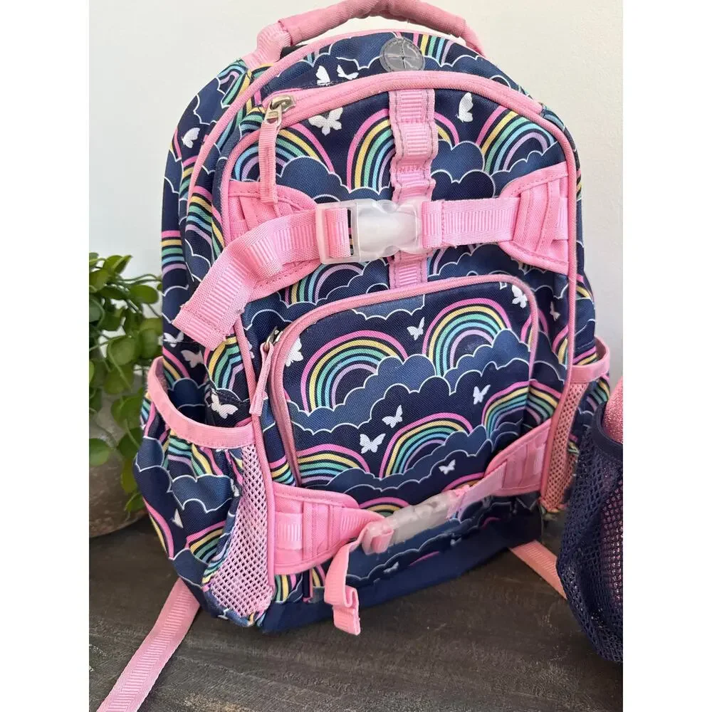 Pottery Barn Kids Mackenzie Rainbow Clouds Backpack + Lunch Box Set